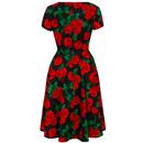 Dolce Vita Hell Bunny Retro 50s Flare Doll Dress