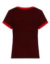 Ellie HELL BUNNY Retro 50s Striped Cherry T-Shirt 