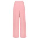 Hell Bunny Giselle Wide Leg Trousers in Pink H50381 