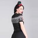 Natalie HELL BUNNY Christmas Candy Cane Knit Top