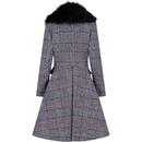 Pascale HELL BUNNY Vintage Check Winter Coat