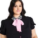 HELL BUNNY Pokerface Retro 60s Mod Blouse Top