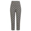 HELL BUNNY Pokerface 60s Mod Checkerboard Capris