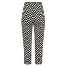 HELL BUNNY Pokerface 60s Mod Checkerboard Capris