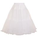 HELL BUNNY Polly Retro 50s Crinoline Petticoat in White