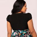 Priscilla Hell Bunny 50s Bolero Style Tie-Neck Top