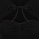 Priscilla Hell Bunny 50s Bolero Style Tie-Neck Top