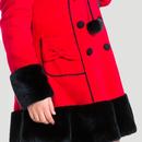 Sarah Jane HELL BUNNY Womens Vintage Winter Coat