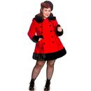 Sarah Jane HELL BUNNY Womens Vintage Winter Coat