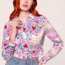 Hell Bunny x Smiley® Loulou Retro Cropped Jacket