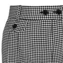 Teddy Hell Bunny Houndstooth Wide Leg Trousers