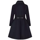 Tiddlywinks HELL BUNNY Vintage 50s Style Navy Coat