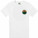 Hikerdelic Men's Retro Original Logo T-shirt in White