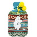 House of Disaster x Moomin Fair Isle Hot Water Bottle in Blue MMHWBFIM