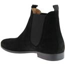 Atherstone HUDSON Mod Suede Chelsea Boots (Black)