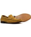 Augusta Suede H by HUDSON Retro Mod Penny Loafers