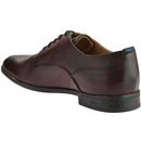 Axminster HUDSON 60s Mod Leather Derby Shoes BROWN