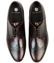 Olave H BY HUDSON 60s Mod Wing Tip Derby Brogues 