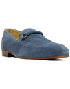 Renzo H by Hudson Retro Handcrafted Suede Loafers