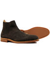 Tonte Suede H by HUDSON Mod Chelsea Boots BROWN