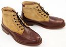 Hemming H by HUDSON Suede & leather Brogue Boots 