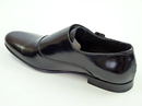Clerk H by HUDSON Retro Mod Monk Strap Shoes (B)