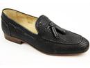 Pierre H by HUDSON Retro Mod Snake Stamp Loafers
