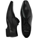 Drayton IKON Men's Mod Retro Derby Shoes (Black)