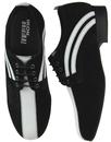 IKON ORIGINAL Retro Mod Badger Bowling Shoes BLACK