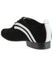 IKON ORIGINAL Retro Mod Badger Bowling Shoes BLACK