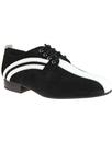 IKON ORIGINAL Retro Mod Badger Bowling Shoes BLACK