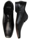 Fraser IKON Retro Mod Leather Chisel Toe Shoes (B)