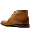 Newton IKON Mens 60s Mod Leather Desert Boots TAN