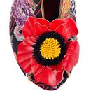 Rita Primrose IRREGULAR CHOICE Floral Heels Black