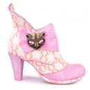 Miaow IRREGULAR CHOICE Retro Textured Cat Boots P