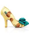 Ascot IRREGULAR CHOICE Yellow Pineapple Heels