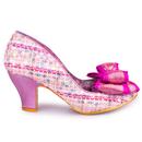 Ban Joe IRREGULAR CHOICE Retro Tweed Shoes - Pink
