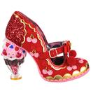 Irregular Choice Cherry Cheer Ice Cream Sundae Heel Shoes in Red 4751-02A