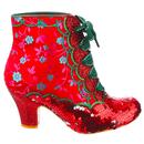 Chinese Whispers IRREGULAR CHOICE Heel Boots (Red)