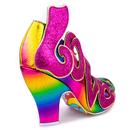 Choose Love IRREGULAR CHOICE Retro Rainbow Heels