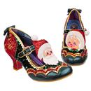 Irregular Choice Claus Smores Santa Claus Christmas Shoes in Red