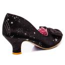 Dazzle Razzle IRREGULAR CHOICE Black Velvet Shoes