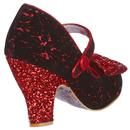 Fancy That IRREGULAR CHOICE Glitter Heels RED