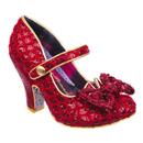 Irregular Choice Fancy That Retro Sequin Party Heels in Red