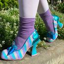 Fleur De Lis IRREGULAR CHOICE Candy Stripe Shoes B