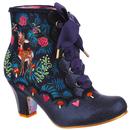 Forest Frolics IRREGULAR CHOICE Fox Boots (Blue)