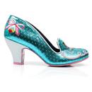 Fuzzy Peg IRREGULAR CHOICE Kitty Shoes in Blue