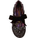 Black Widow IRREGULAR CHOICE Black Halloween Shoes