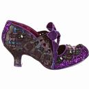Black Widow IRREGULAR CHOICE Purple Spider Shoes