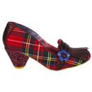 Highland Haven IRREGULAR CHOICE Red Tartan Heels